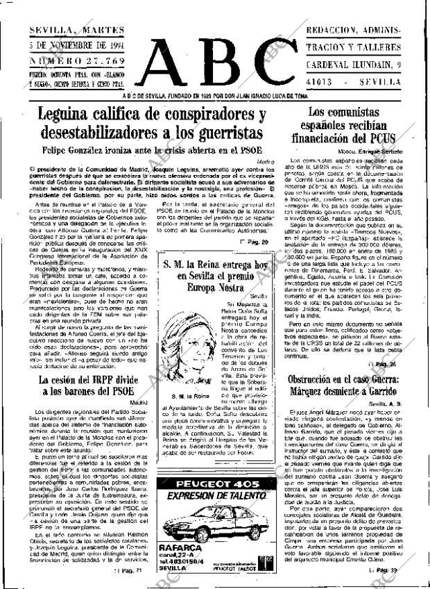 ABC SEVILLA 05-11-1991 página 13
