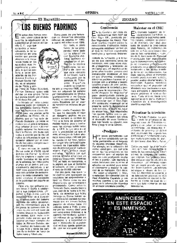 ABC SEVILLA 05-11-1991 página 16