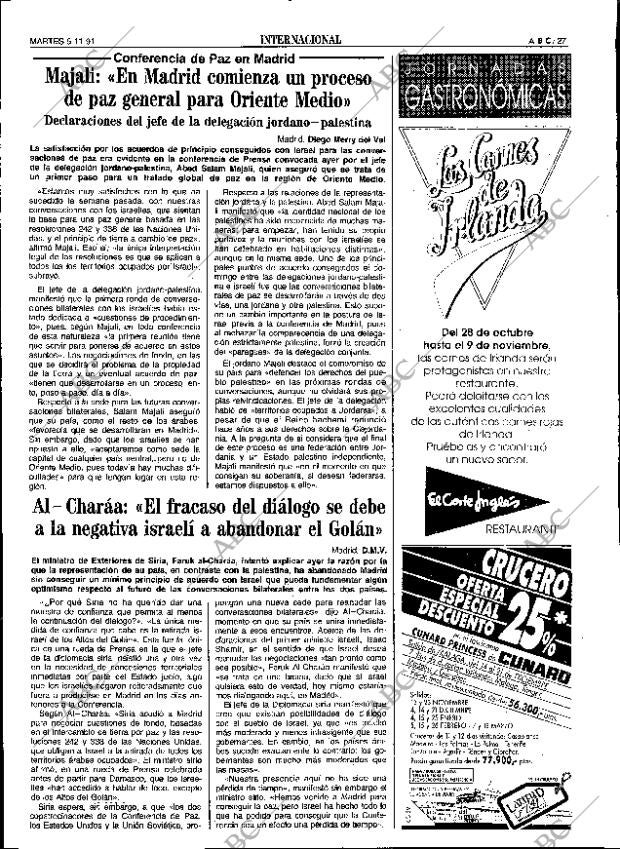 ABC SEVILLA 05-11-1991 página 27