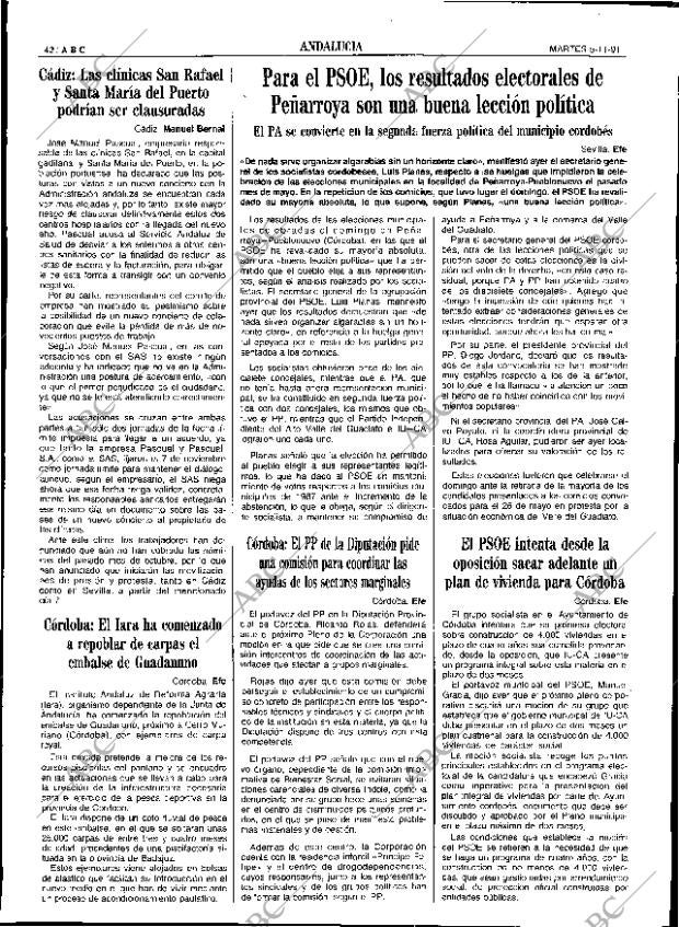 ABC SEVILLA 05-11-1991 página 42