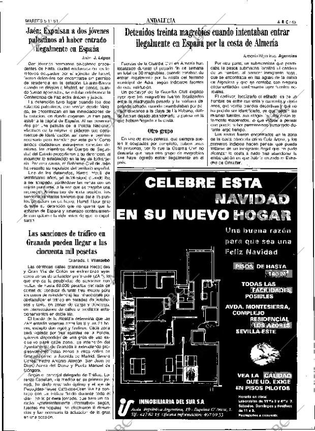 ABC SEVILLA 05-11-1991 página 45