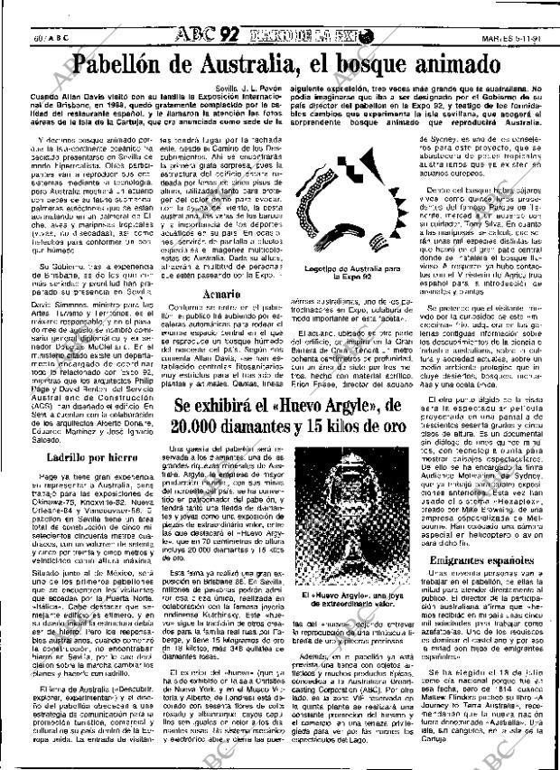 ABC SEVILLA 05-11-1991 página 60
