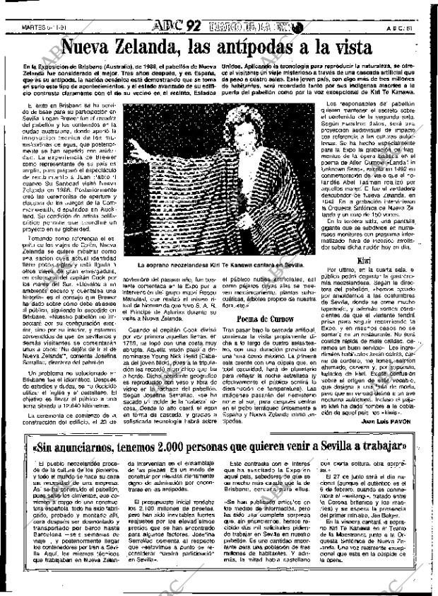 ABC SEVILLA 05-11-1991 página 61