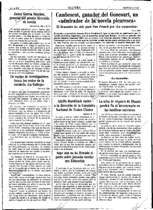 ABC SEVILLA 05-11-1991 página 66