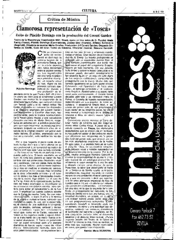 ABC SEVILLA 05-11-1991 página 69
