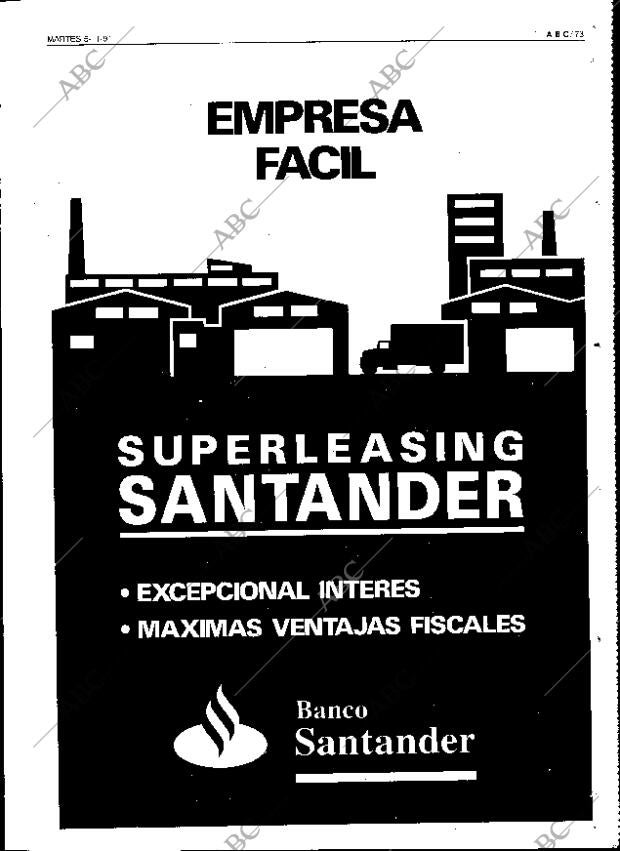 ABC SEVILLA 05-11-1991 página 73