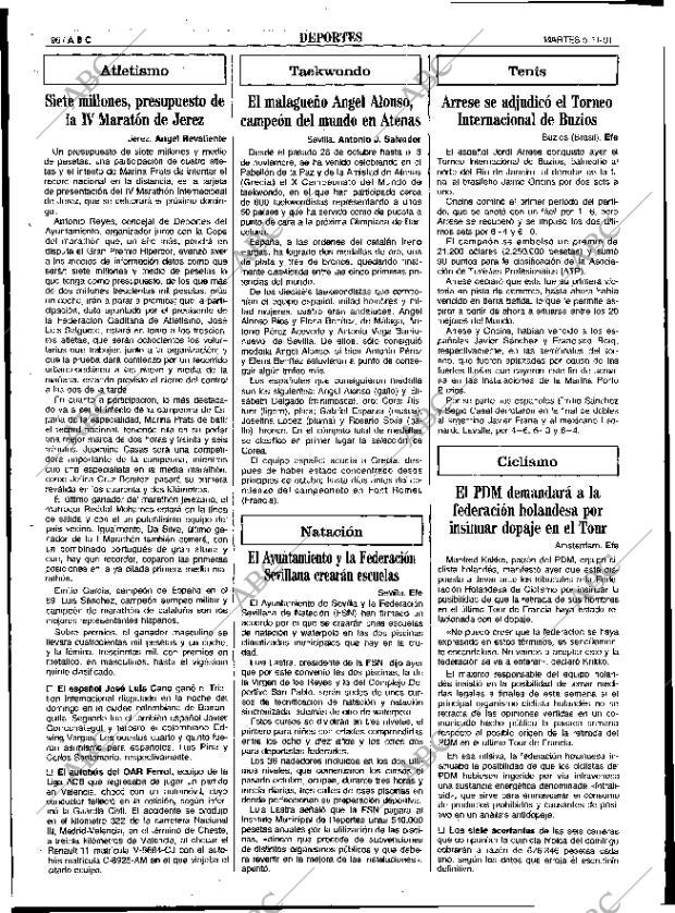 ABC SEVILLA 05-11-1991 página 96