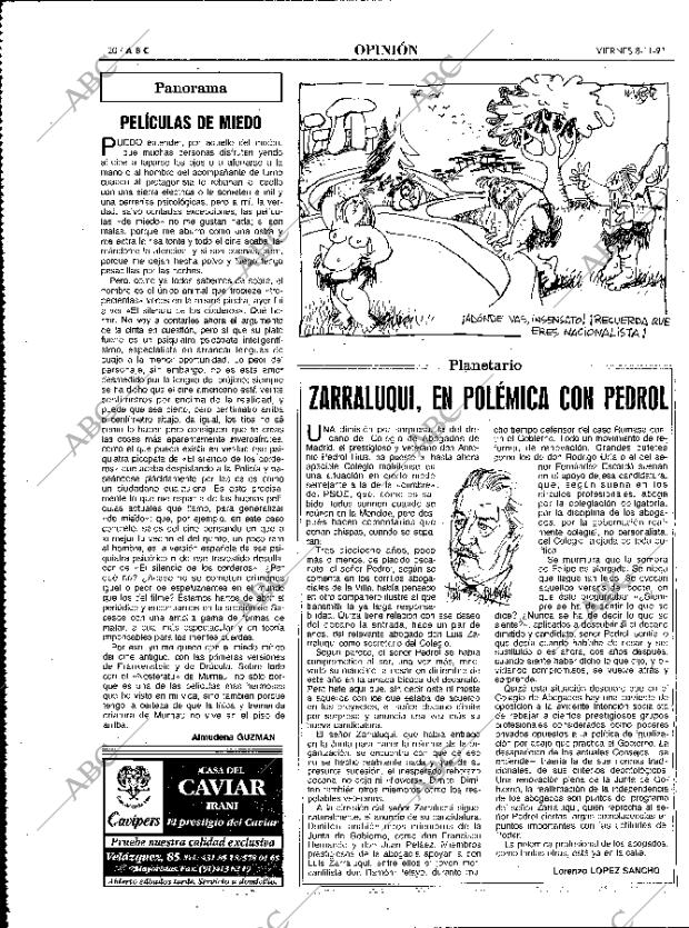 ABC MADRID 08-11-1991 página 20