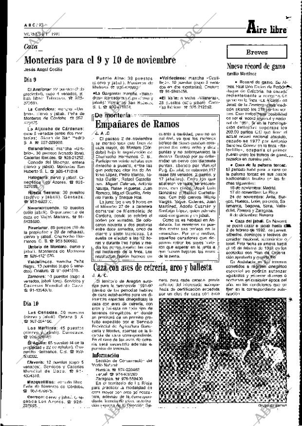 ABC MADRID 08-11-1991 página 93