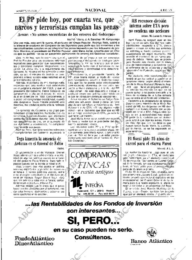 ABC MADRID 12-11-1991 página 23