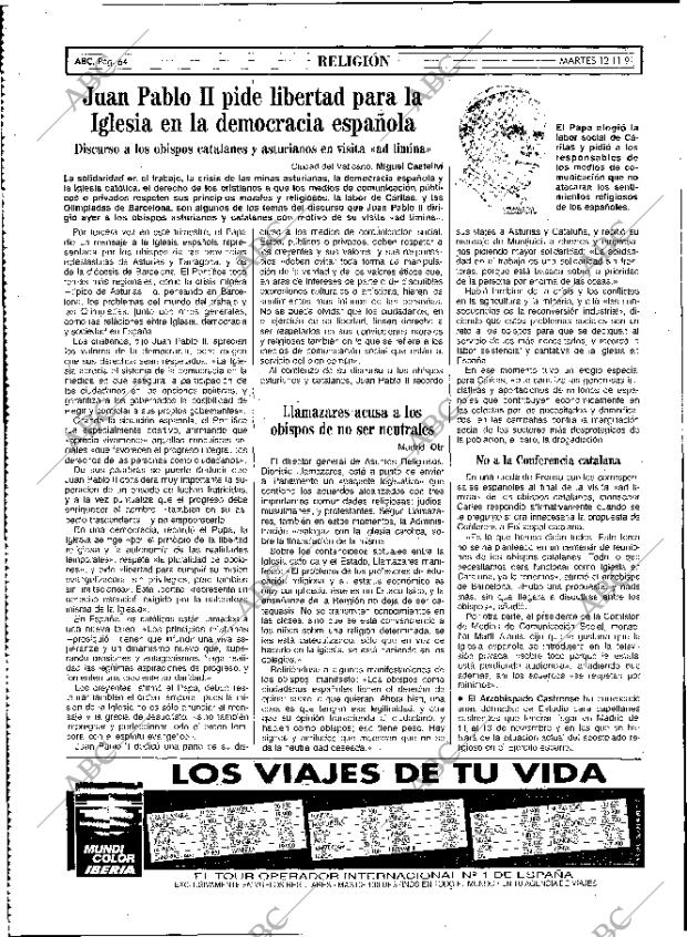 ABC MADRID 12-11-1991 página 64