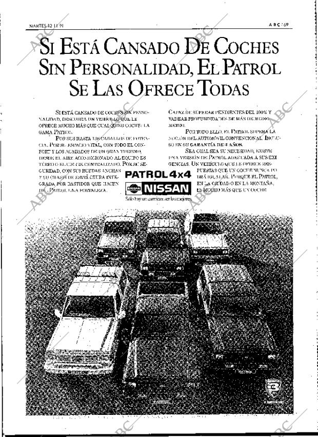 ABC MADRID 12-11-1991 página 69
