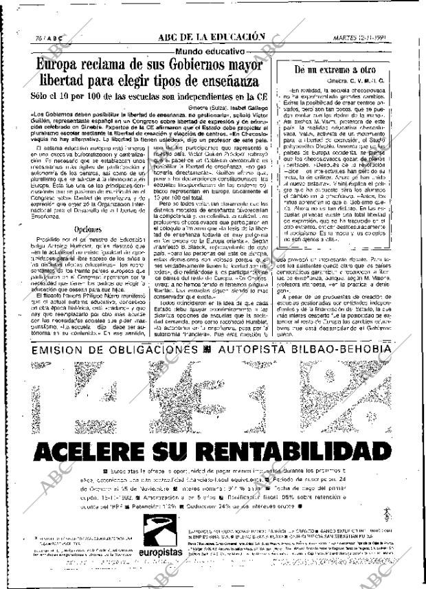 ABC MADRID 12-11-1991 página 76