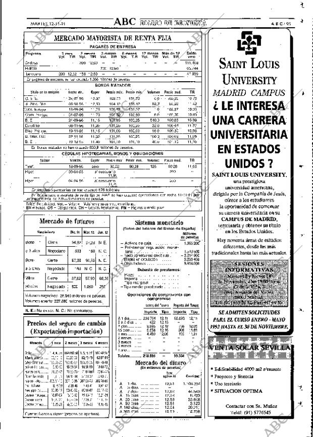 ABC MADRID 12-11-1991 página 95