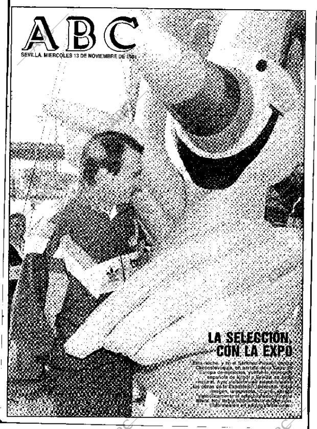 ABC SEVILLA 13-11-1991 página 1