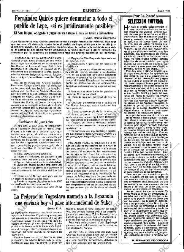 ABC SEVILLA 14-11-1991 página 101