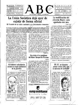 ABC MADRID 15-11-1991 página 13