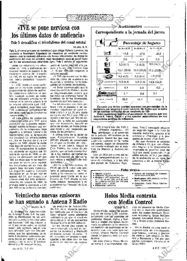 ABC MADRID 15-11-1991 página 139