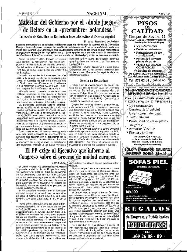 ABC MADRID 15-11-1991 página 29