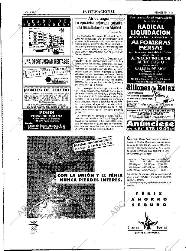 ABC MADRID 15-11-1991 página 40