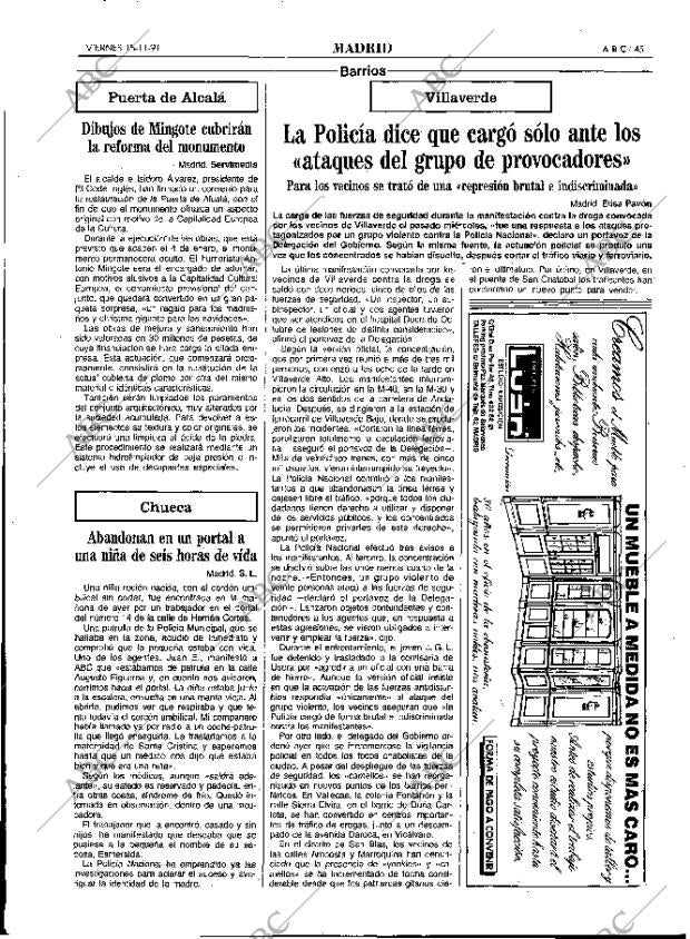 ABC MADRID 15-11-1991 página 45