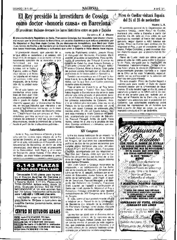 ABC SEVILLA 16-11-1991 página 21
