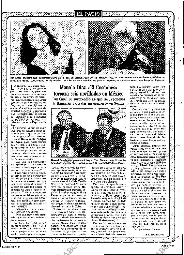 ABC SEVILLA 18-11-1991 página 131