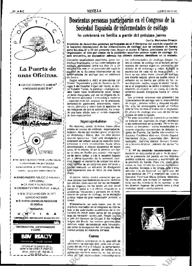 ABC SEVILLA 18-11-1991 página 56
