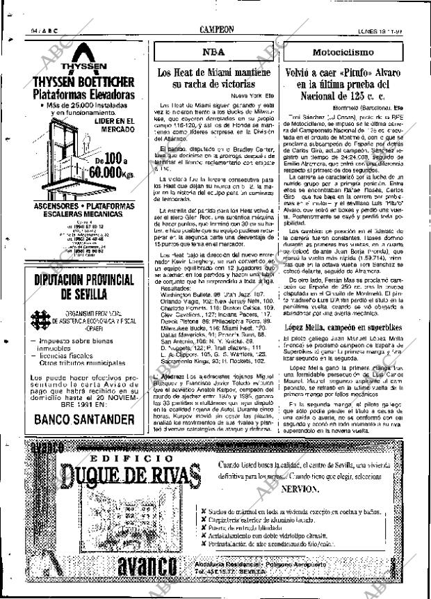 ABC SEVILLA 18-11-1991 página 94