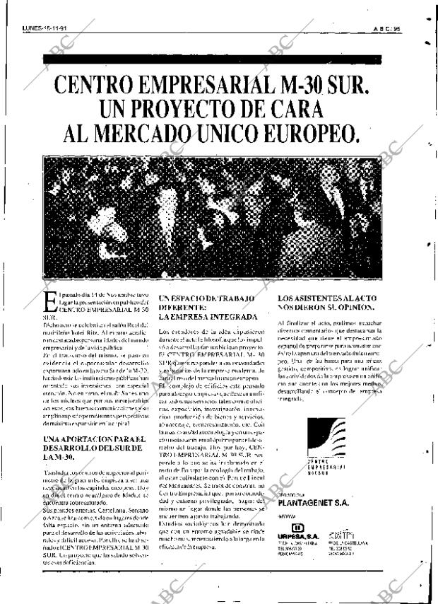 ABC SEVILLA 18-11-1991 página 95