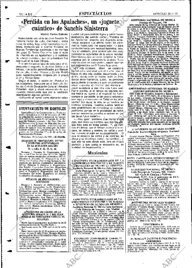 ABC MADRID 20-11-1991 página 102