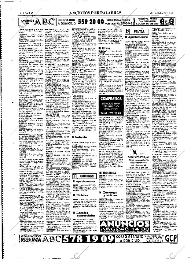 ABC MADRID 20-11-1991 página 116