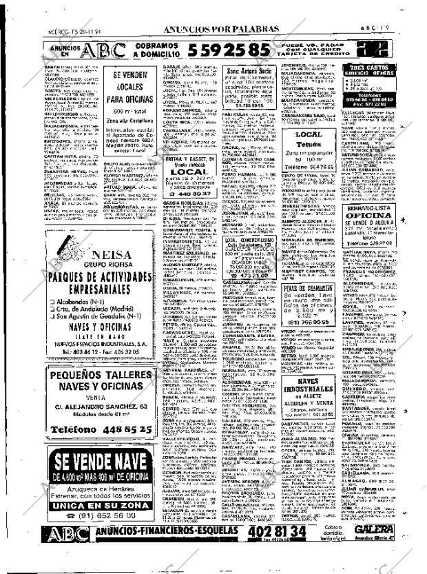 ABC MADRID 20-11-1991 página 119