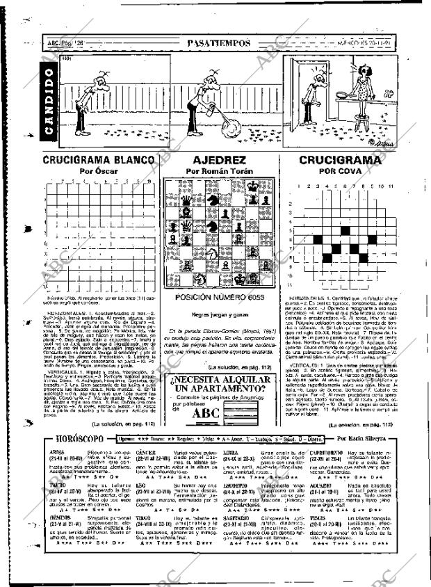ABC MADRID 20-11-1991 página 128
