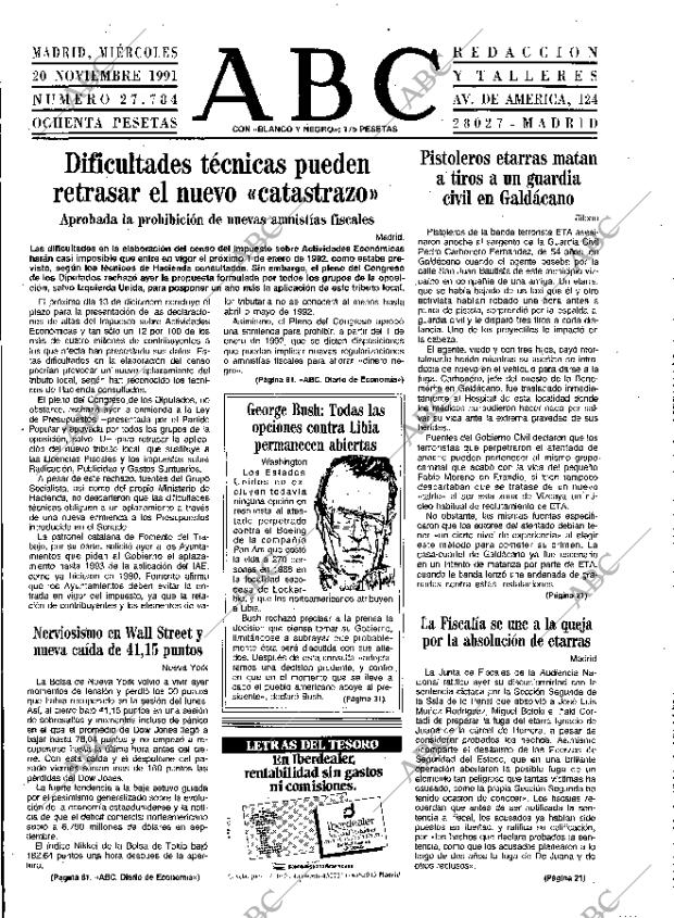 ABC MADRID 20-11-1991 página 15