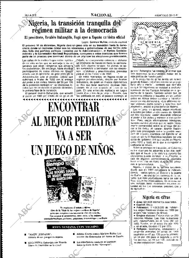 ABC MADRID 20-11-1991 página 24