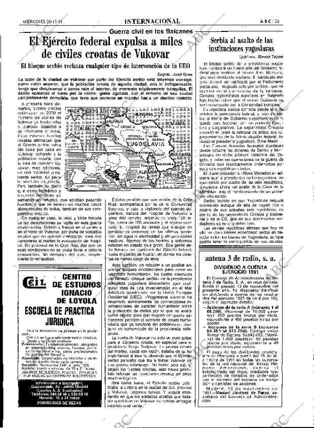 ABC MADRID 20-11-1991 página 33