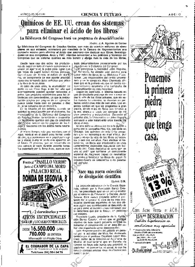 ABC MADRID 20-11-1991 página 73