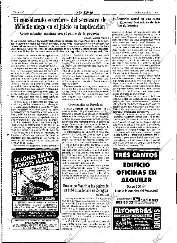 ABC MADRID 20-11-1991 página 78