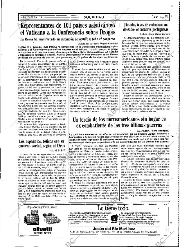 ABC MADRID 20-11-1991 página 79