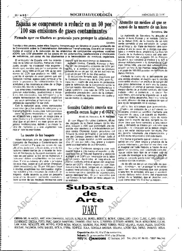 ABC MADRID 20-11-1991 página 80