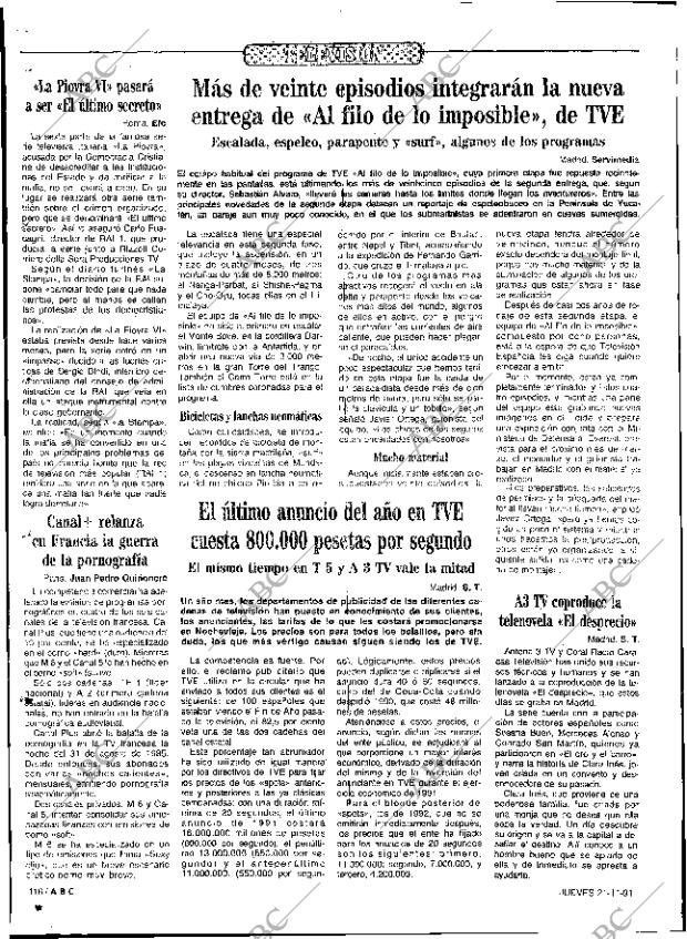 ABC SEVILLA 21-11-1991 página 116
