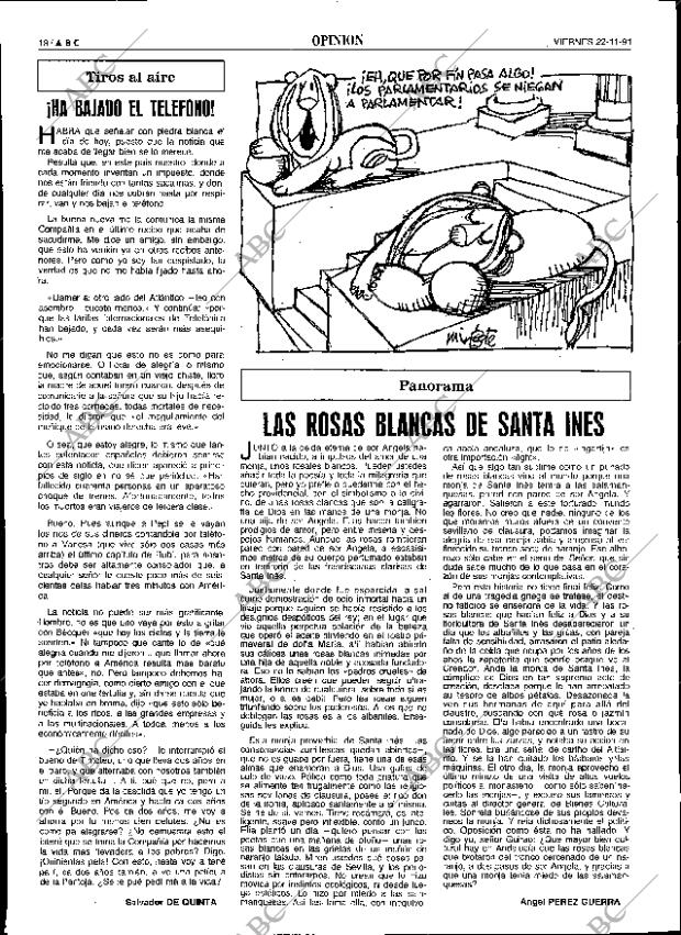 ABC SEVILLA 22-11-1991 página 18