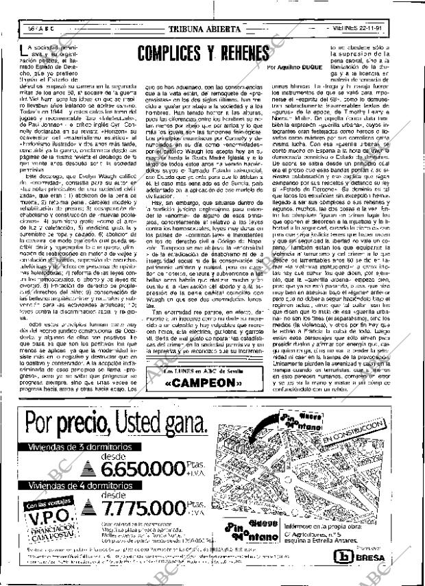 ABC SEVILLA 22-11-1991 página 56