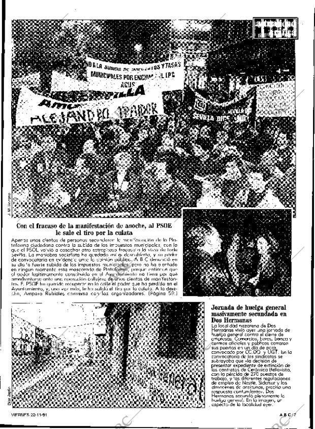 ABC SEVILLA 22-11-1991 página 7