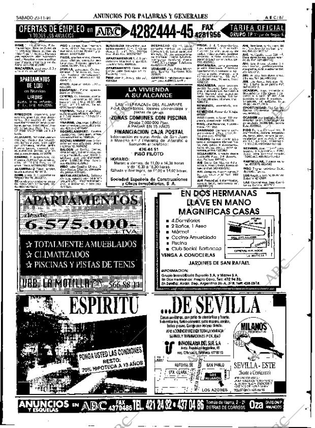 ABC SEVILLA 23-11-1991 página 87