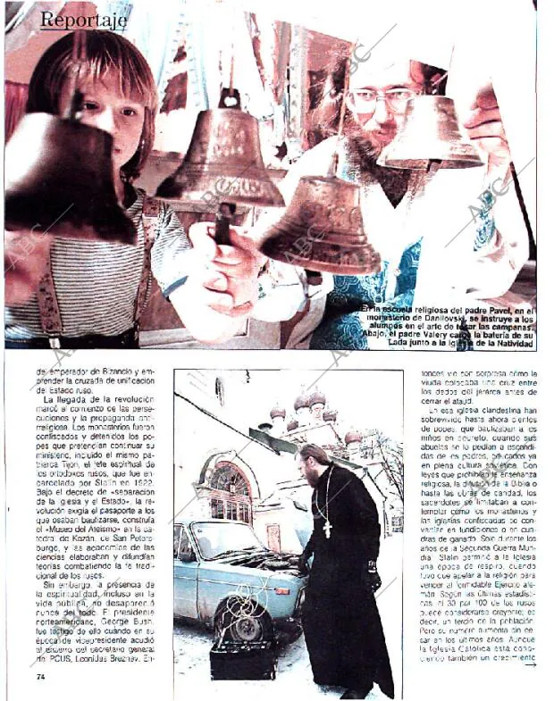 BLANCO Y NEGRO MADRID 24-11-1991 página 74