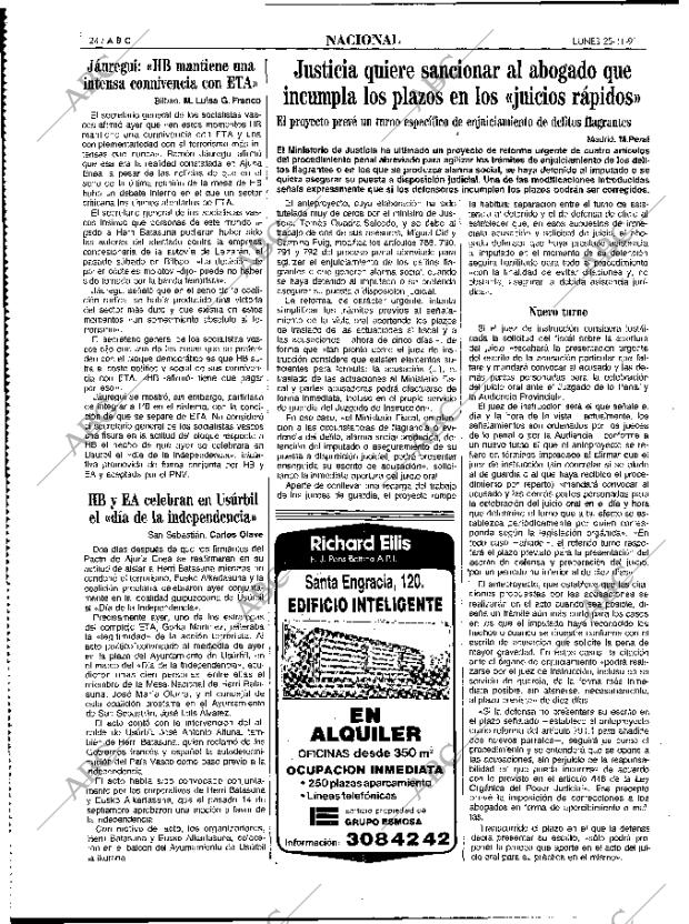 ABC MADRID 25-11-1991 página 24