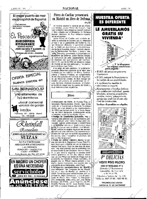 ABC MADRID 25-11-1991 página 25