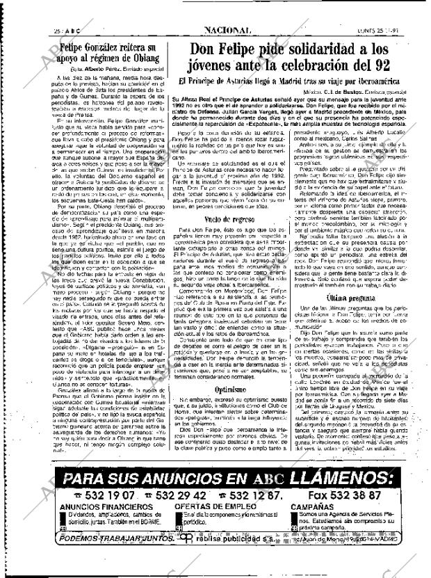 ABC MADRID 25-11-1991 página 26